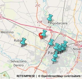 Mappa Via Cardinale Guglielmo Massaja, 35136 Padova PD, Italia (3.8)