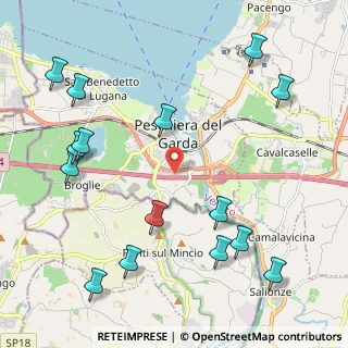 Mappa Via 11 Settembre, 37019 Peschiera del Garda VR, Italia (2.68733)