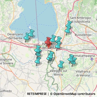 Mappa Via 11 Settembre, 37019 Peschiera del Garda VR, Italia (6.10688)