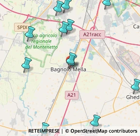 Mappa Via Silvio Pellico, 25021 Bagnolo Mella BS, Italia (5.55357)