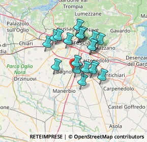 Mappa Via Silvio Pellico, 25021 Bagnolo Mella BS, Italia (10.054)