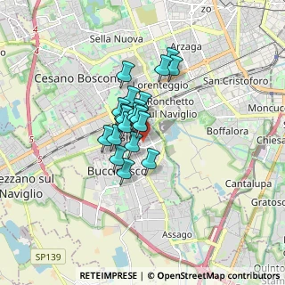 Mappa Via Caravaggio, 20090 Buccinasco MI, Italia (1.038)