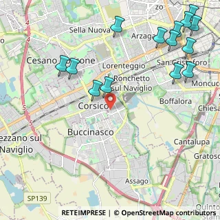Mappa Via Caravaggio, 20090 Buccinasco MI, Italia (2.87857)
