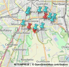 Mappa Via Campazzino, 20141 Milano MI, Italia (1.76083)