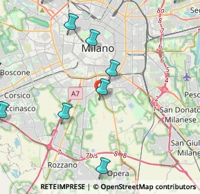 Mappa Via Campazzino, 20141 Milano MI, Italia (5.83727)