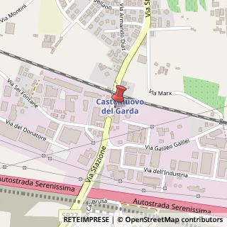 Mappa Via Stazione,  97, 37014 Castelnuovo del Garda, Verona (Veneto)