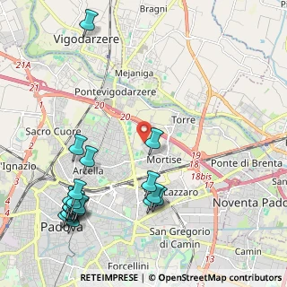 Mappa Via Luigi Pettinati, 35129 Padova PD, Italia (2.7415)