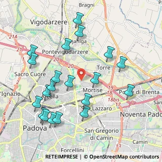 Mappa Via Luigi Pettinati, 35129 Padova PD, Italia (2.2225)