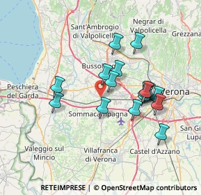 Mappa Via Val di Stava, 37060 Sona VR, Italia (6.31)