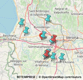 Mappa Via Val di Stava, 37060 Sona VR, Italia (6.54727)