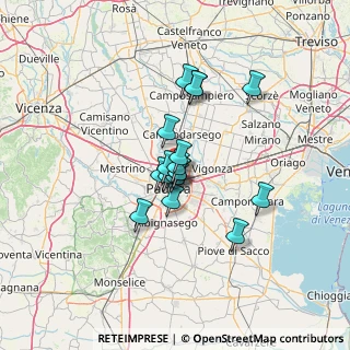 Mappa Via S. Giuseppe Cottolengo, 35133 Padova PD, Italia (8.89529)