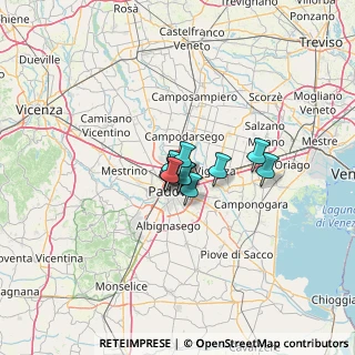 Mappa Via S. Giuseppe Cottolengo, 35133 Padova PD, Italia (5.81455)