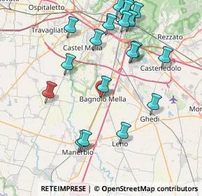 Mappa Via Zanardelli, 25021 Bagnolo Mella BS, Italia (9.1465)