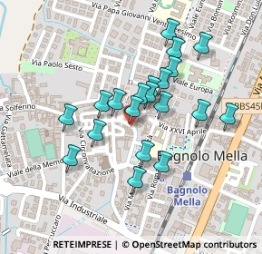 Mappa Via Zanardelli, 25021 Bagnolo Mella BS, Italia (0.188)