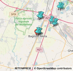 Mappa Via Zanardelli, 25021 Bagnolo Mella BS, Italia (3.38182)