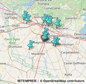 Mappa Via Zanardelli, 25021 Bagnolo Mella BS, Italia (9.57538)