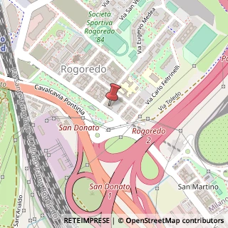 Mappa Via Rogoredo, 55, 20138 Milano, Milano (Lombardia)