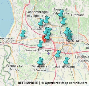 Mappa Via Bellona, 37060 Sona VR, Italia (6.53688)