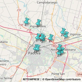 Mappa Via Lando Marco, 35133 Padova PD, Italia (3.07923)