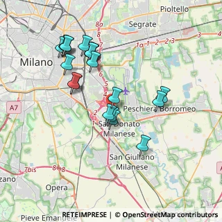 Mappa Via John Fitzgerald Kennedy, 20097 San Donato Milanese MI, Italia (3.6625)