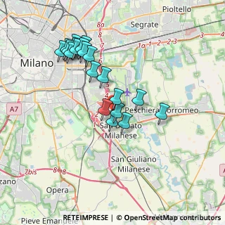 Mappa Via John Fitzgerald Kennedy, 20097 San Donato Milanese MI, Italia (3.517)