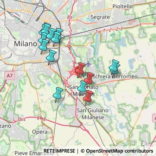 Mappa Via John Fitzgerald Kennedy, 20097 San Donato Milanese MI, Italia (3.91688)