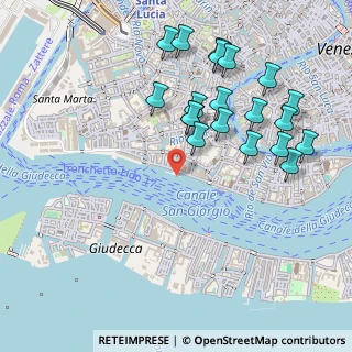 Mappa Fondamenta Zattere Al Ponte Lungo, 30123 Venezia VE, Italia (0.5305)