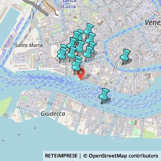 Mappa Fondamenta Zattere Al Ponte Lungo, 30123 Venezia VE, Italia (0.3835)