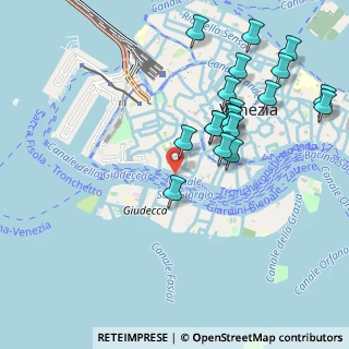 Mappa Fondamenta Zattere Al Ponte Lungo, 30123 Venezia VE, Italia (1.06)