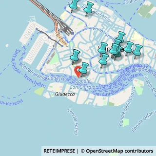 Mappa Fondamenta Zattere Al Ponte Lungo, 30123 Venezia VE, Italia (1.06267)