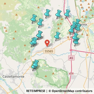 Mappa Via Maggiore G. Presbitero, 10010 Parella TO, Italia (4.39389)