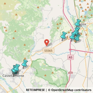 Mappa Via Maggiore G. Presbitero, 10010 Parella TO, Italia (6.22455)