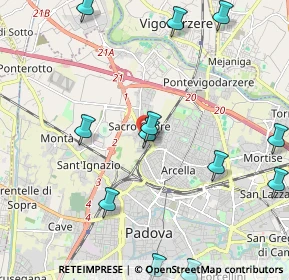 Mappa Via Istria, 35135 Padova PD, Italia (2.65417)