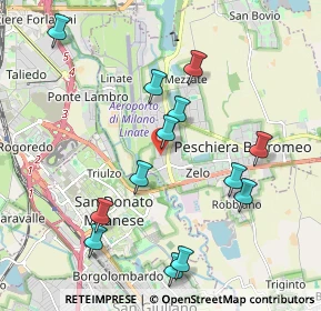 Mappa Via Walter Tobagi, 20068 Peschiera Borromeo MI, Italia (2.08077)