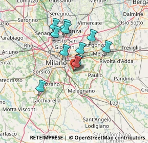 Mappa Via Walter Tobagi, 20068 Peschiera Borromeo MI, Italia (11.05727)