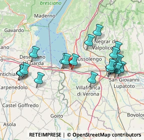 Mappa Via Meucci, 37014 Castelnuovo del Garda VR, Italia (15.3735)