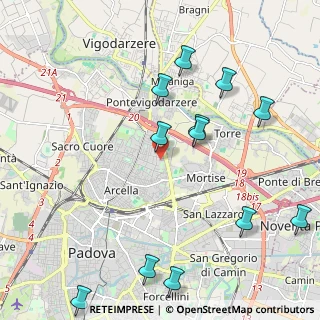 Mappa Via Carlo Bettella, 35133 Padova PD, Italia (2.505)