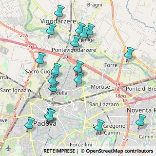 Mappa Via Carlo Bettella, 35133 Padova PD, Italia (2.38789)