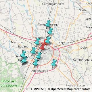 Mappa Via Carlo Bettella, 35133 Padova PD, Italia (7.09)