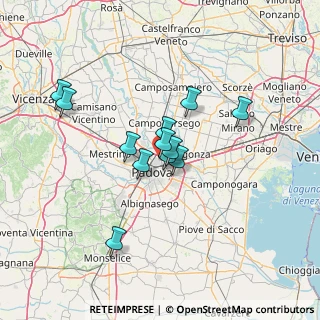 Mappa Via Carlo Bettella, 35133 Padova PD, Italia (10.45583)