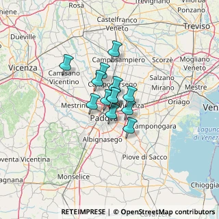 Mappa Via Carlo Bettella, 35133 Padova PD, Italia (6.72769)