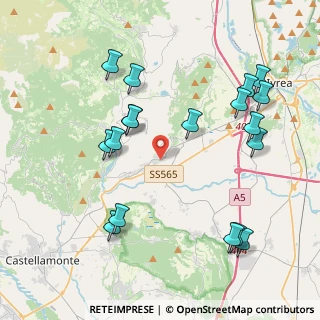 Mappa Via Francesco Carandini, 10010 Parella TO, Italia (4.52944)