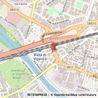 Mappa Via Quattro Novembre, 16, 35010 Vigonza, Padova (Veneto)