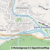 Mapa Pont Canavese