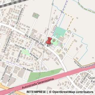 Mappa Via Armando Diaz,  162, 35010 Vigonza, Padova (Veneto)