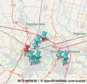 Mappa Via Vermigli, 35129 Padova PD, Italia (3.53545)