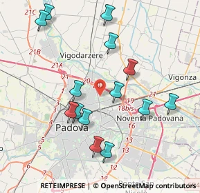 Mappa Via Vermigli, 35129 Padova PD, Italia (4.07)