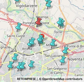 Mappa Via Vermigli, 35129 Padova PD, Italia (2.339)