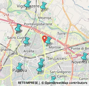 Mappa Via Vermigli, 35129 Padova PD, Italia (2.66909)