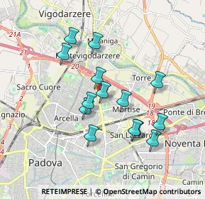 Mappa Via Vermigli, 35129 Padova PD, Italia (1.59857)